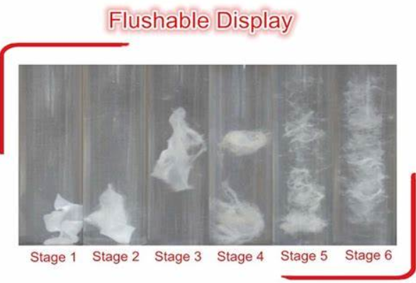 Flushable nonwoven fabric