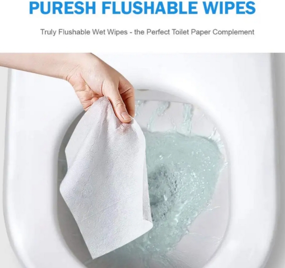 flushable wipes