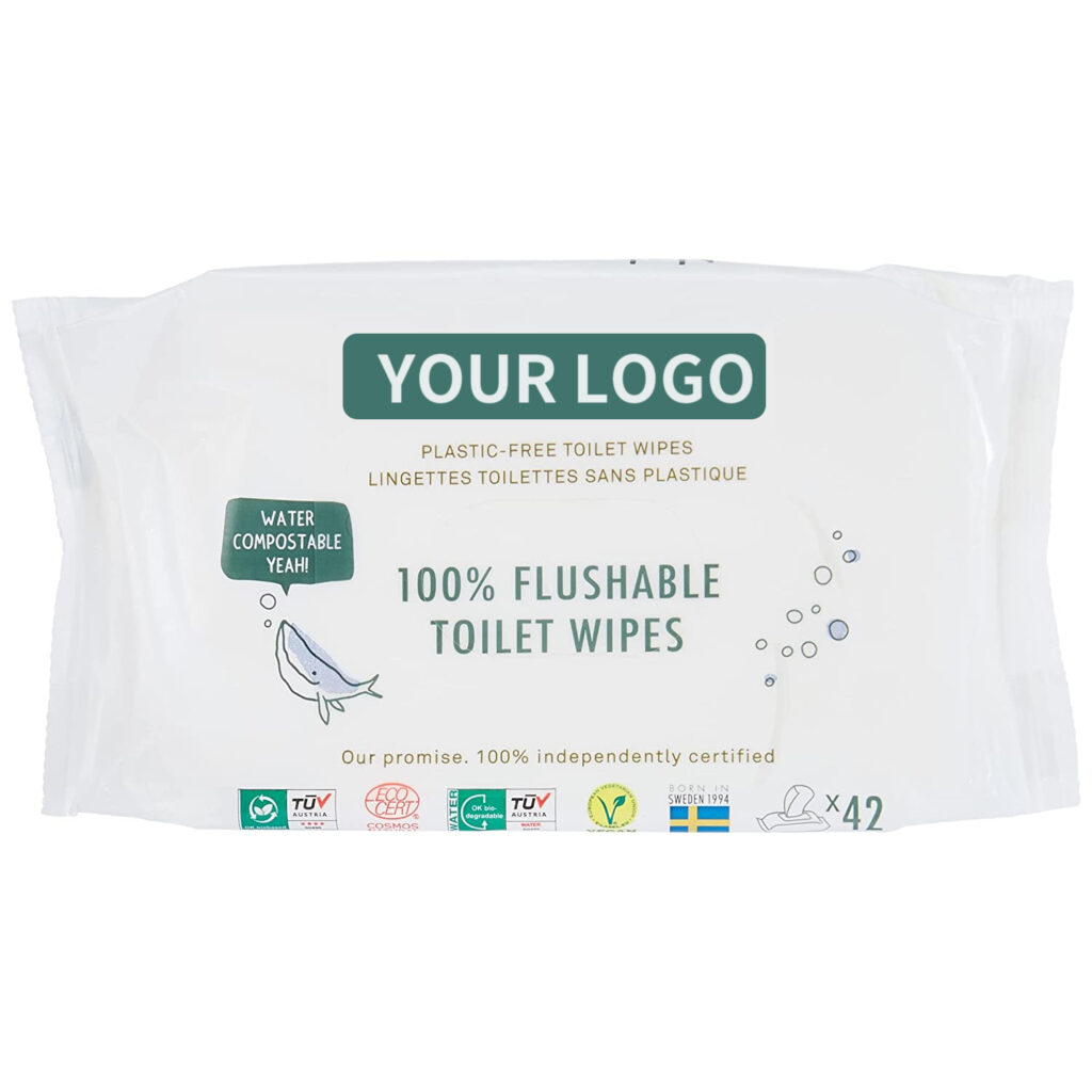 Biodegradable flushable toilet wipes manufacturer price NWFabric