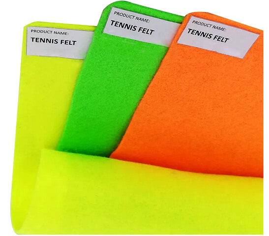 felt fabric for tennis balls